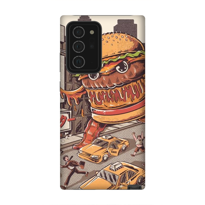 Galaxy Note 20 Ultra StrongFit Burgerzilla by Ilustrata