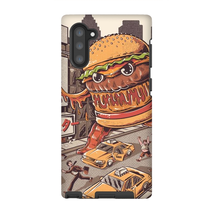 Galaxy Note 10 StrongFit Burgerzilla by Ilustrata