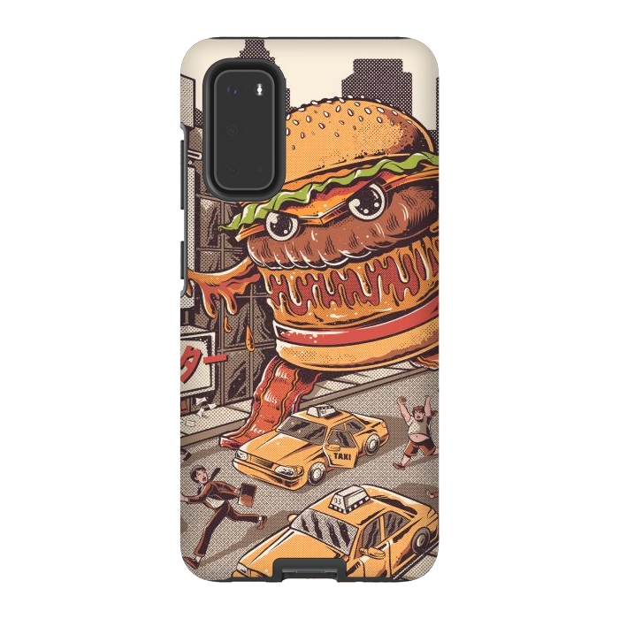 Galaxy S20 StrongFit Burgerzilla by Ilustrata