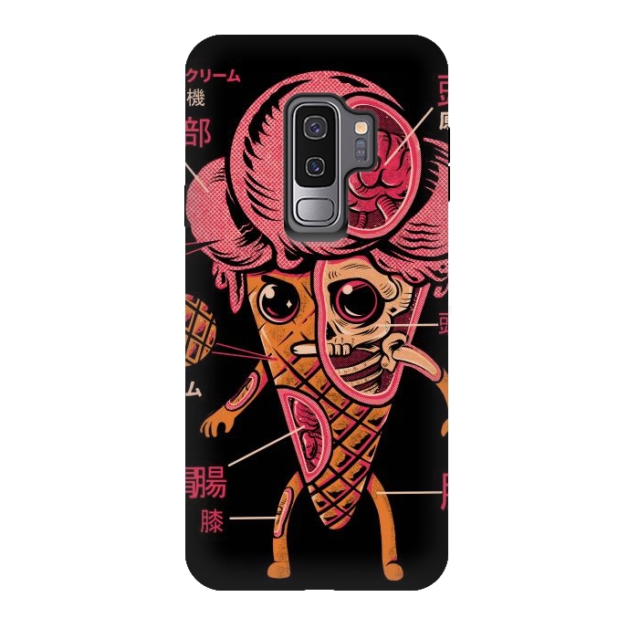 Galaxy S9 plus StrongFit Kaiju Ice Cream by Ilustrata