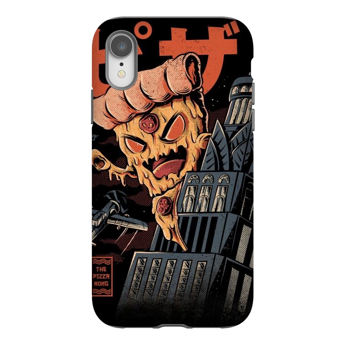 iPhone Xr StrongFit Pizza Kong by Ilustrata