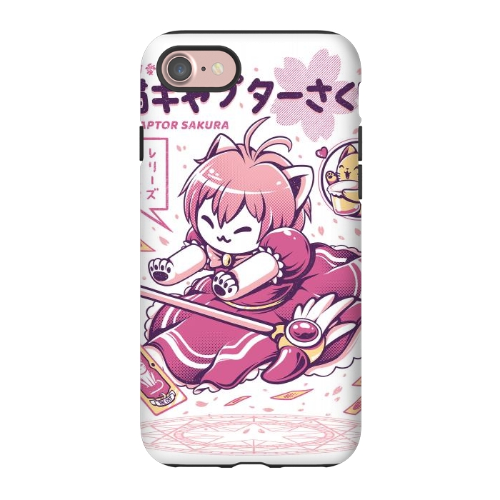 iPhone 7 StrongFit Catcaptor by Ilustrata