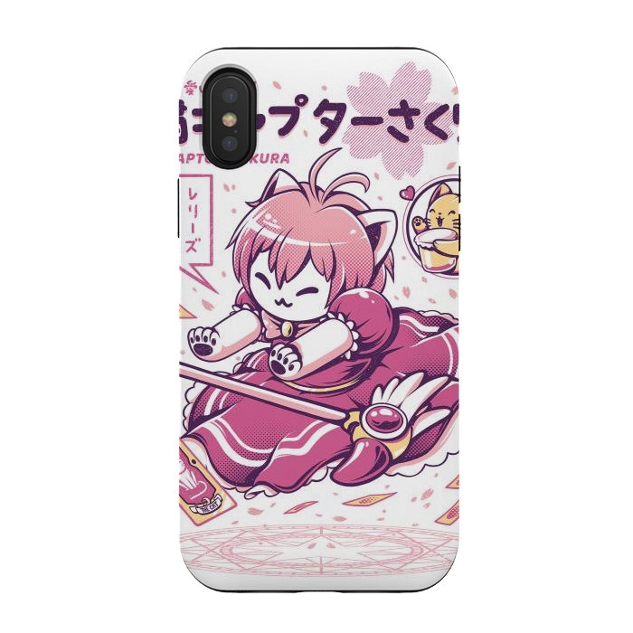 iPhone Xs / X StrongFit Catcaptor by Ilustrata