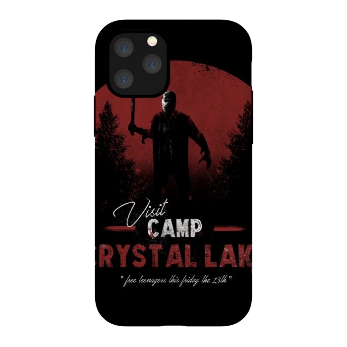 iPhone 11 Pro StrongFit Visit the Crystal Lake by Ilustrata
