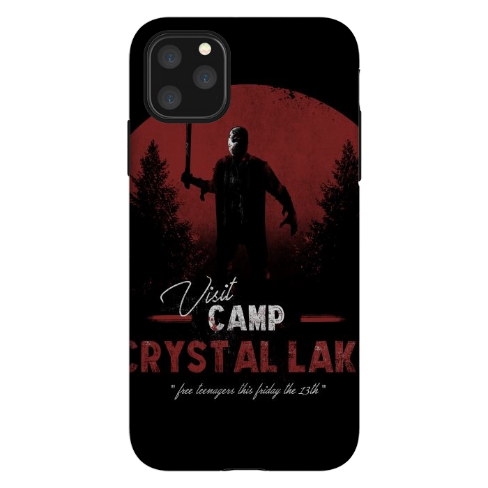 iPhone 11 Pro Max StrongFit Visit the Crystal Lake by Ilustrata