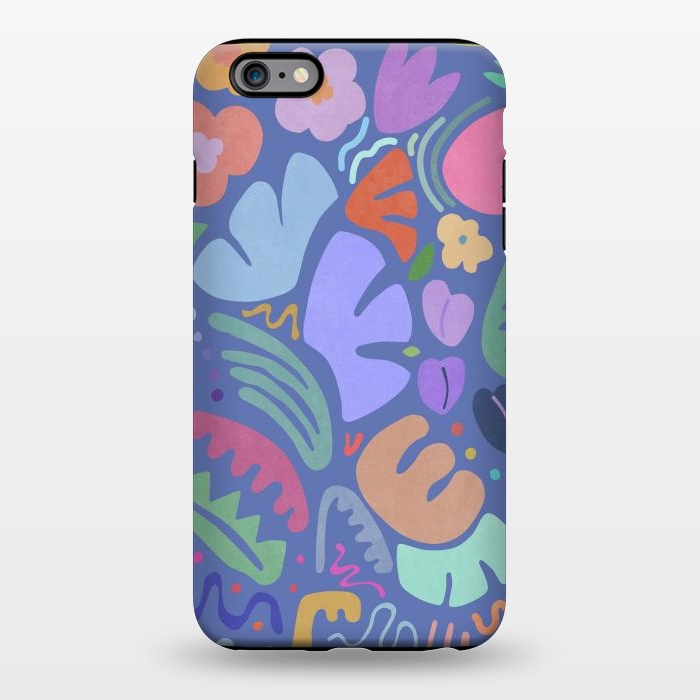 iPhone 6/6s plus StrongFit Floral Shapes II by amini54