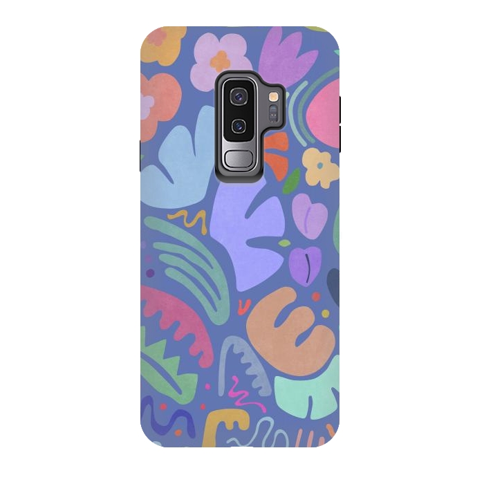Galaxy S9 plus StrongFit Floral Shapes II by amini54
