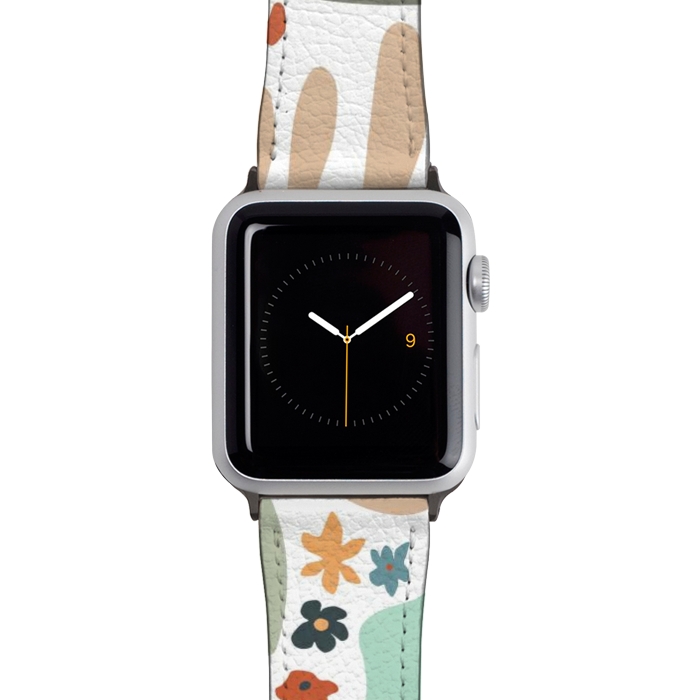 Watch 42mm / 44mm Strap PU leather Botanical Color by amini54