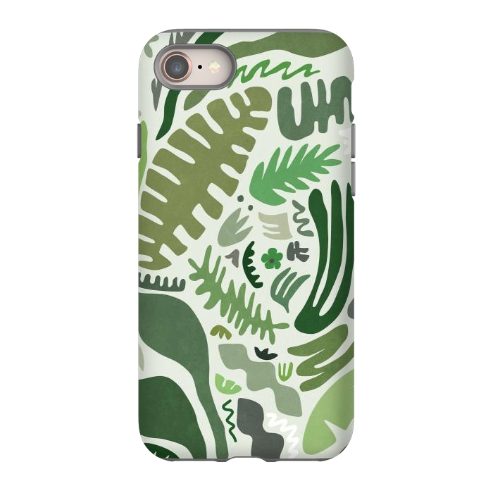 iPhone 8 StrongFit Green Garden by amini54