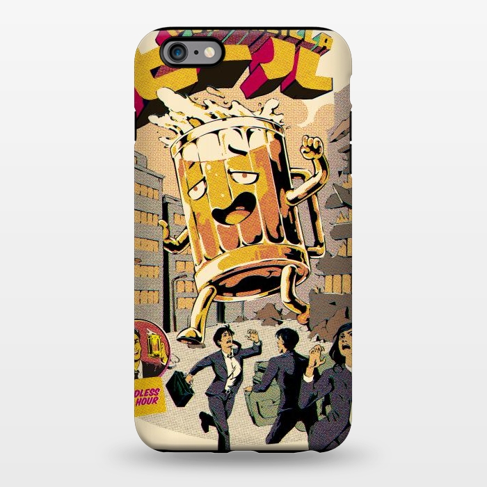 iPhone 6/6s plus StrongFit Drunk Beer Attack by Ilustrata