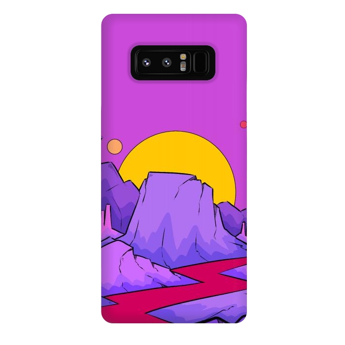 Galaxy Note 8 StrongFit Red river of Venus by Steve Wade (Swade)