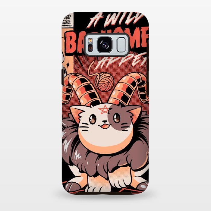 Galaxy S8 plus StrongFit Baphomeow by Ilustrata