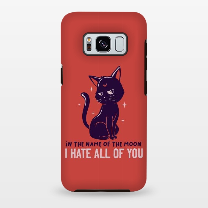 Galaxy S8 plus StrongFit In The Name Of The Moon Funny Cute Cat by eduely