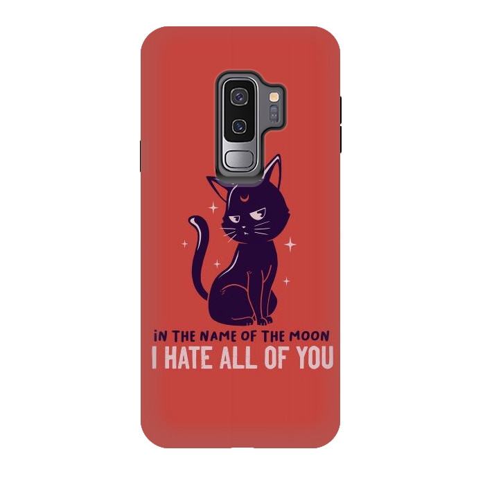 Galaxy S9 plus StrongFit In The Name Of The Moon Funny Cute Cat by eduely
