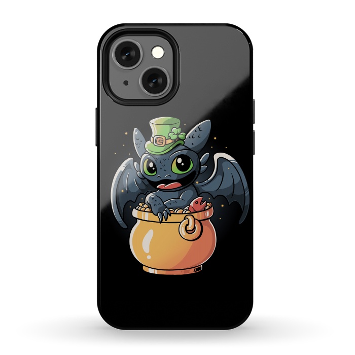 iPhone 13 mini StrongFit Irish Dragon by eduely