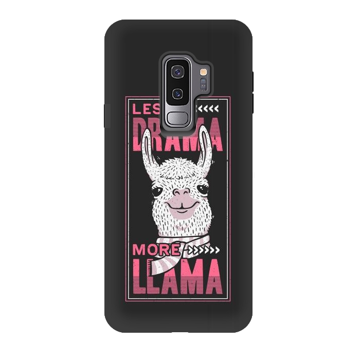 Galaxy S9 plus StrongFit Less Drama More Llama by eduely