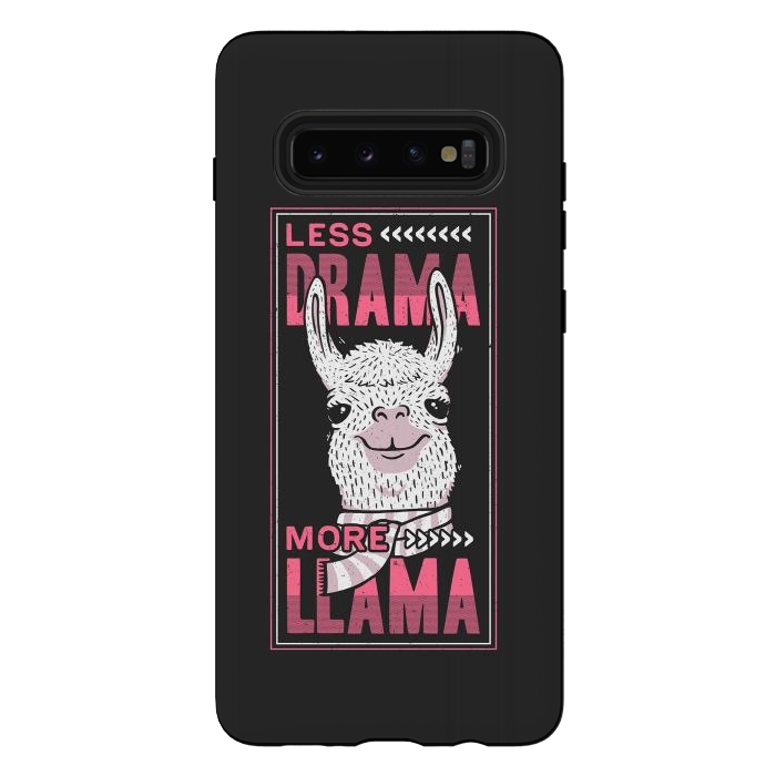 Galaxy S10 plus StrongFit Less Drama More Llama by eduely
