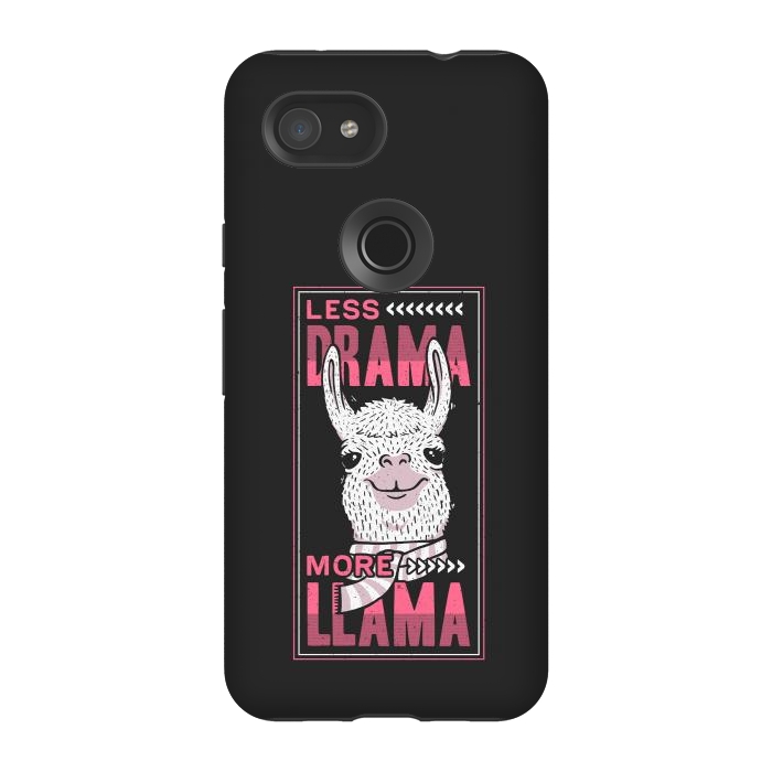Pixel 3A StrongFit Less Drama More Llama by eduely