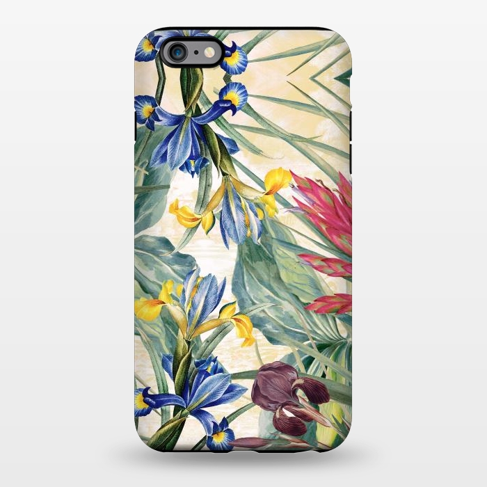 iPhone 6/6s plus StrongFit Elegant iris flowers - watercolor botanical illustration by Oana 