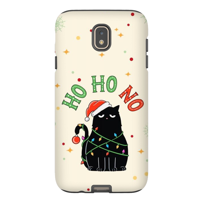 Galaxy J7 StrongFit Cat and Christmas NO by Coffee Man