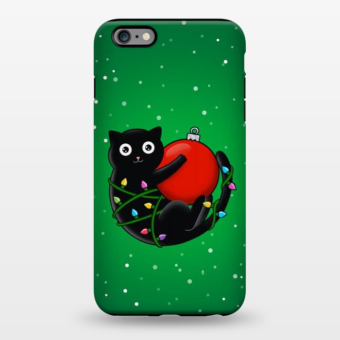 iPhone 6/6s plus StrongFit Cat and christmas by Coffee Man