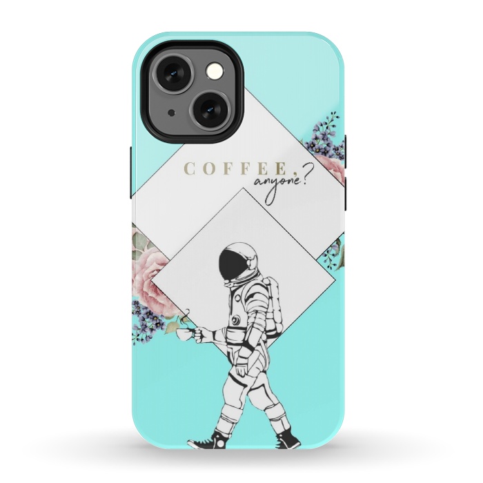 iPhone 13 mini StrongFit Coffee anyone by CAS