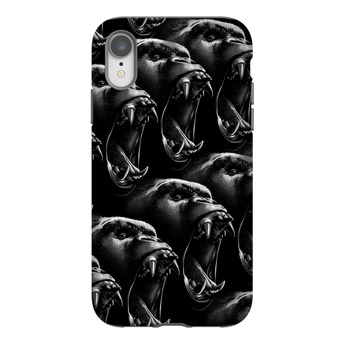 iPhone Xr StrongFit gorilla pattern by Alberto