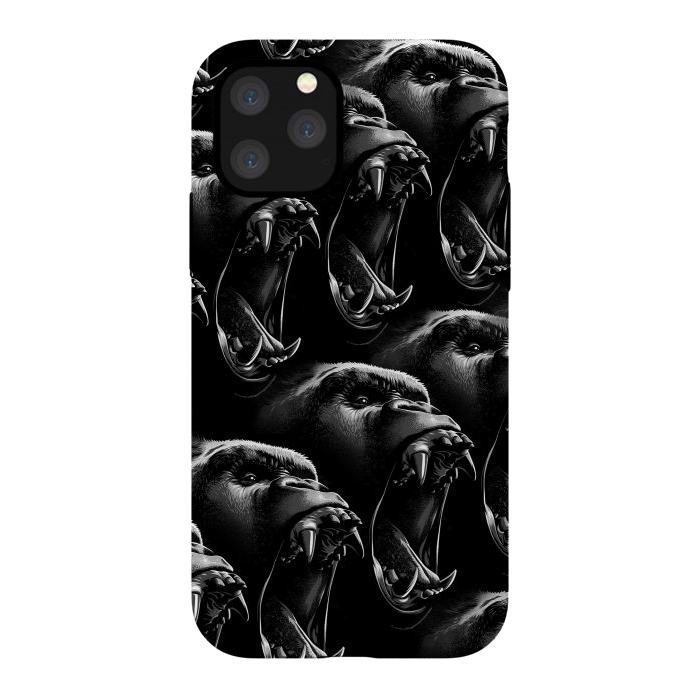 iPhone 11 Pro StrongFit gorilla pattern by Alberto