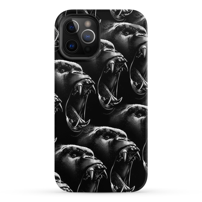 iPhone 12 Pro Max StrongFit gorilla pattern by Alberto
