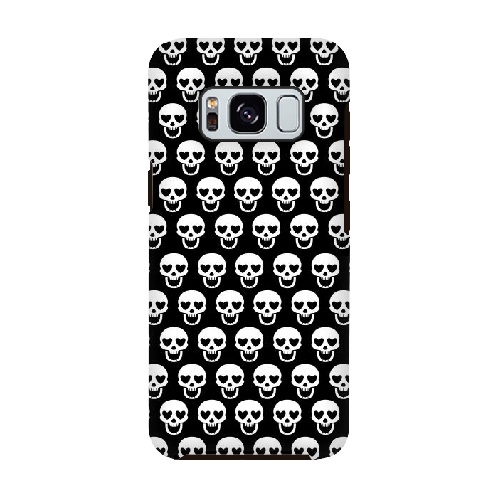 Galaxy S8 StrongFit Love skulls by Alberto