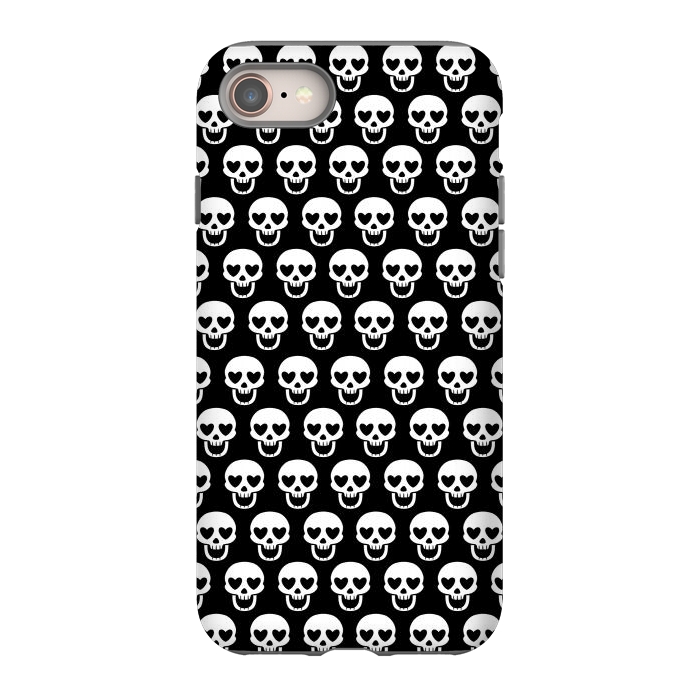 iPhone SE StrongFit Love skulls by Alberto