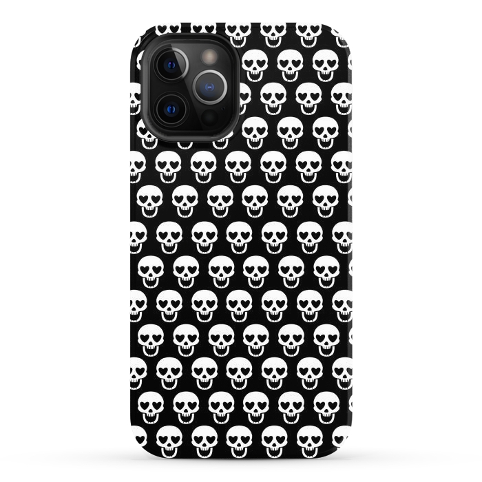 iPhone 12 Pro Max StrongFit Love skulls by Alberto