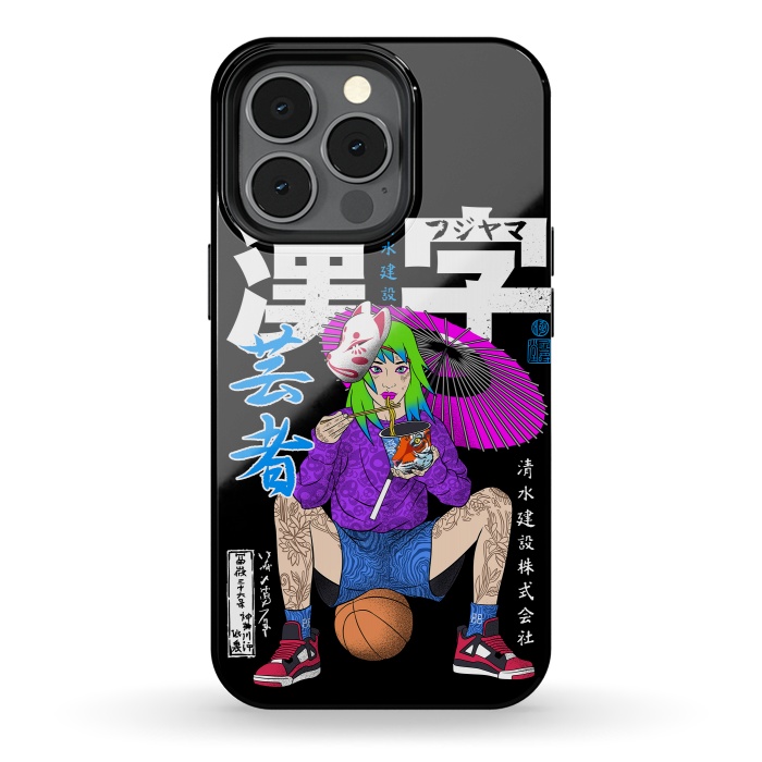 iPhone 13 pro StrongFit Ramen Basketball by Alberto