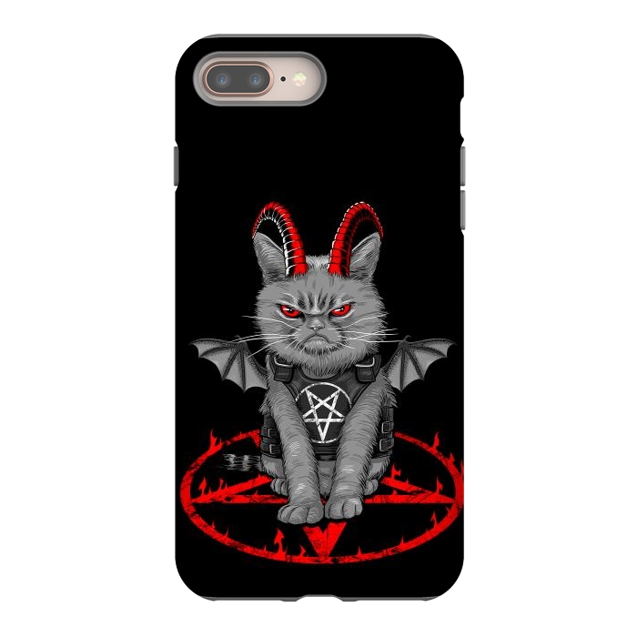 iPhone 7 plus StrongFit demon cat by Alberto