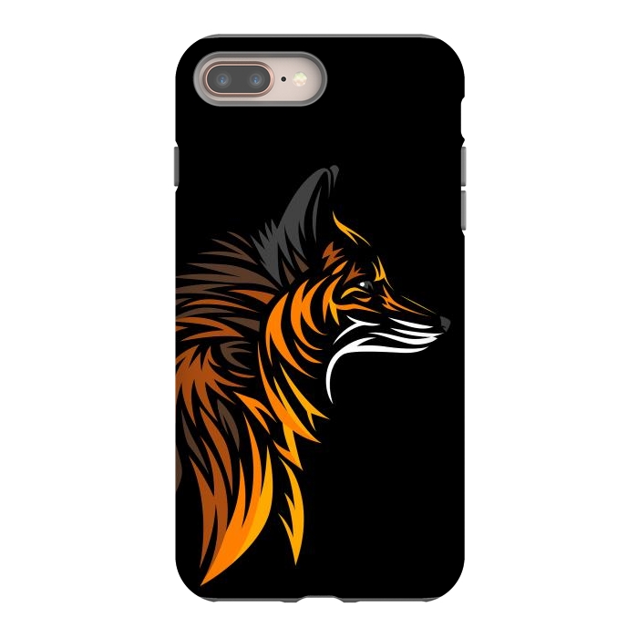 iPhone 8 plus StrongFit Tribal fox face by Alberto