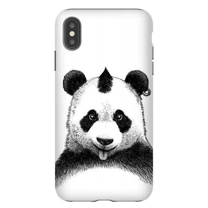 iPhone Xs Max StrongFit Punk Panda by Alberto