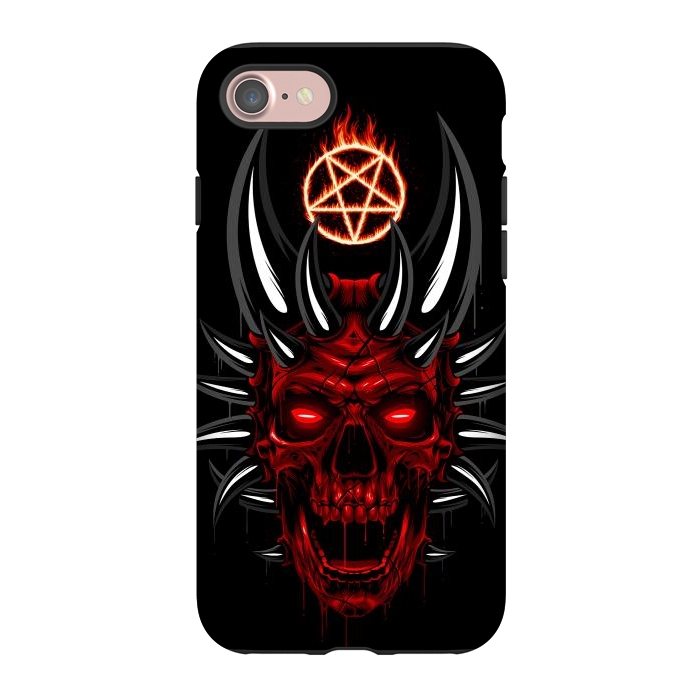 iPhone 7 StrongFit Satan Skull by Alberto