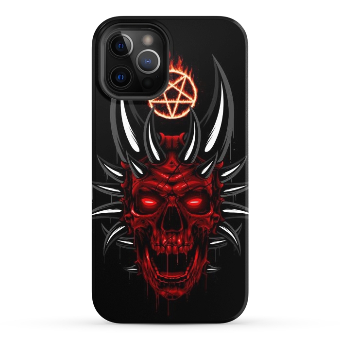 iPhone 12 Pro StrongFit Satan Skull by Alberto