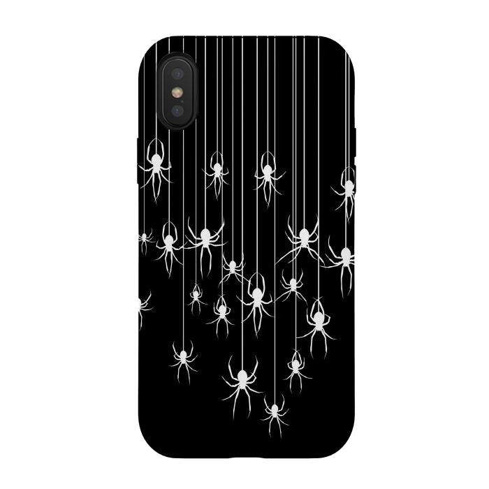 iPhone Xs / X StrongFit Spider webs by Alberto