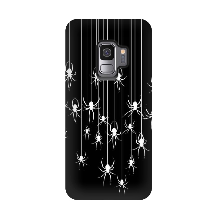 Galaxy S9 StrongFit Spider webs by Alberto