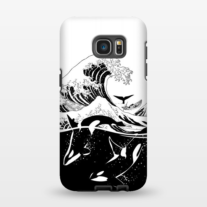 Galaxy S7 EDGE StrongFit Wave killer Whale by Alberto