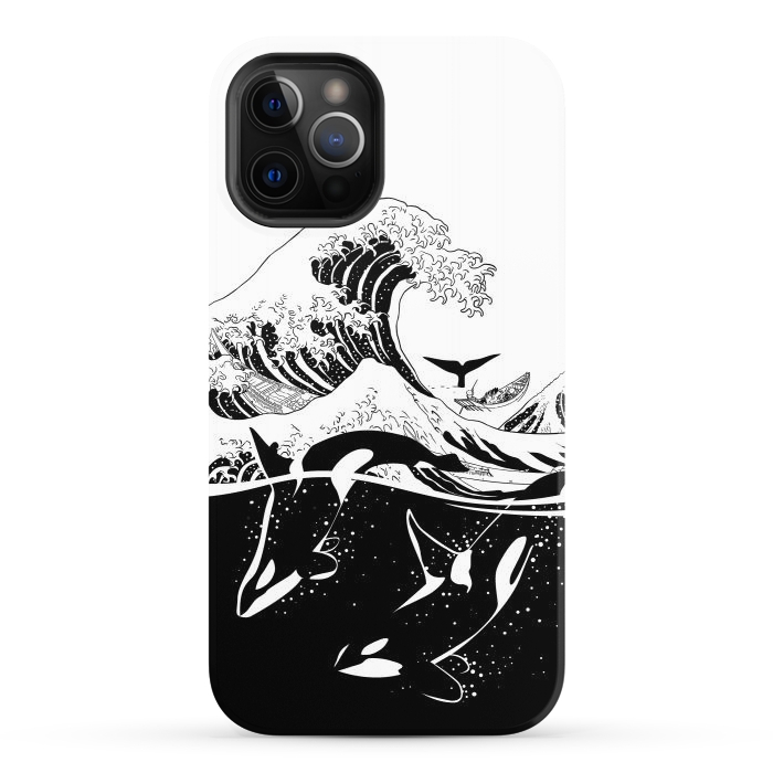 iPhone 12 Pro StrongFit Wave killer Whale by Alberto