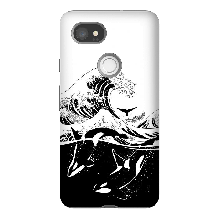 Pixel 2XL StrongFit Wave killer Whale by Alberto