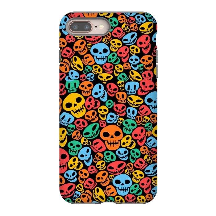 iPhone 7 plus StrongFit Color Skulls by Alberto
