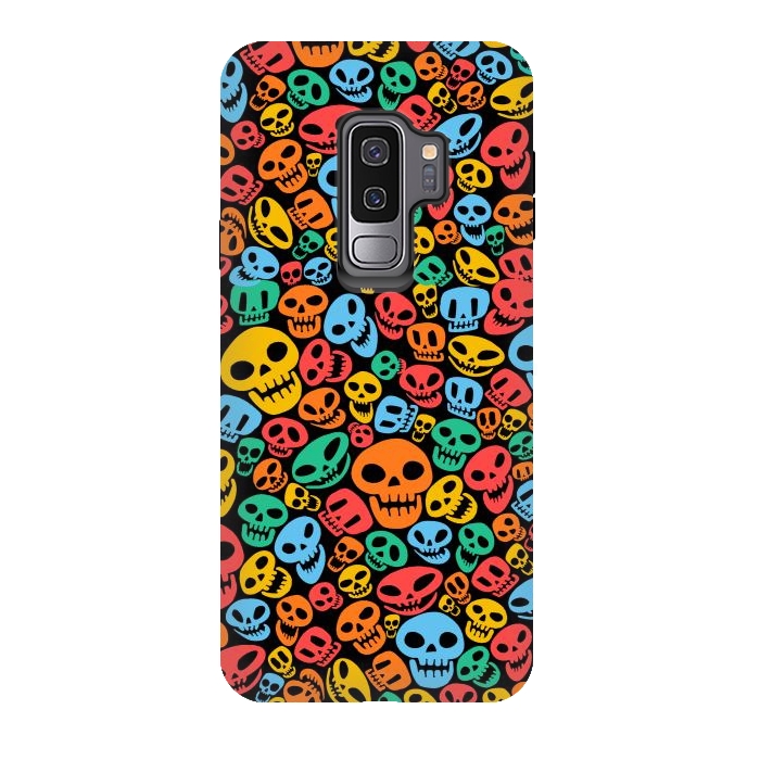 Galaxy S9 plus StrongFit Color Skulls by Alberto