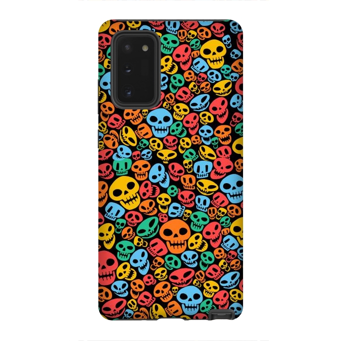 Galaxy Note 20 StrongFit Color Skulls by Alberto