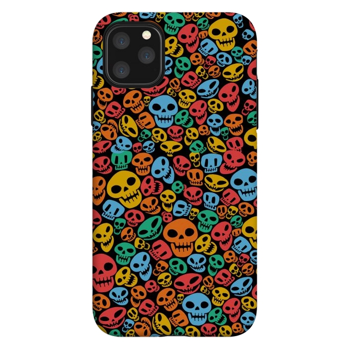iPhone 11 Pro Max StrongFit Color Skulls by Alberto