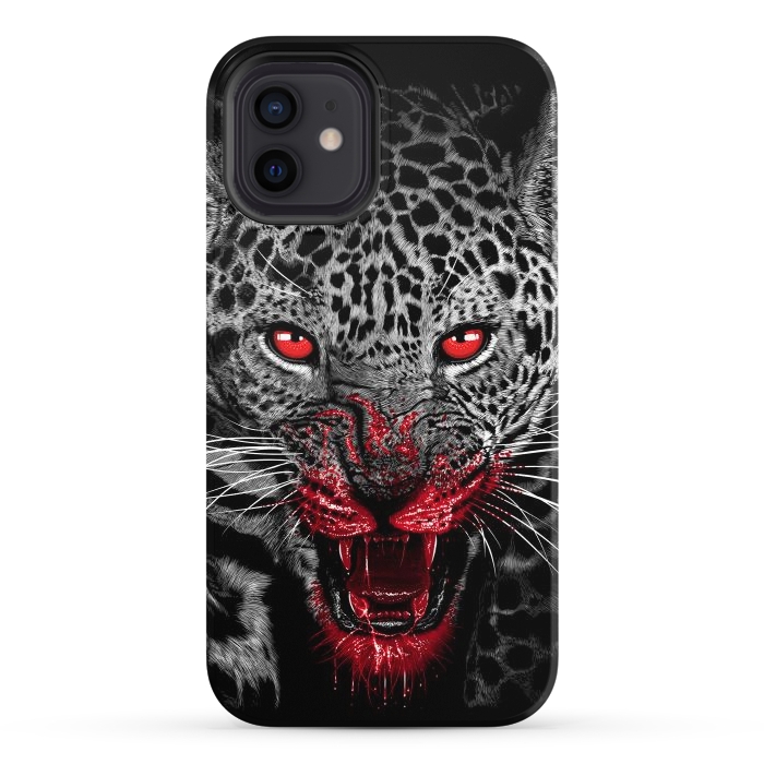 iPhone 12 StrongFit Blood Leopard by Alberto