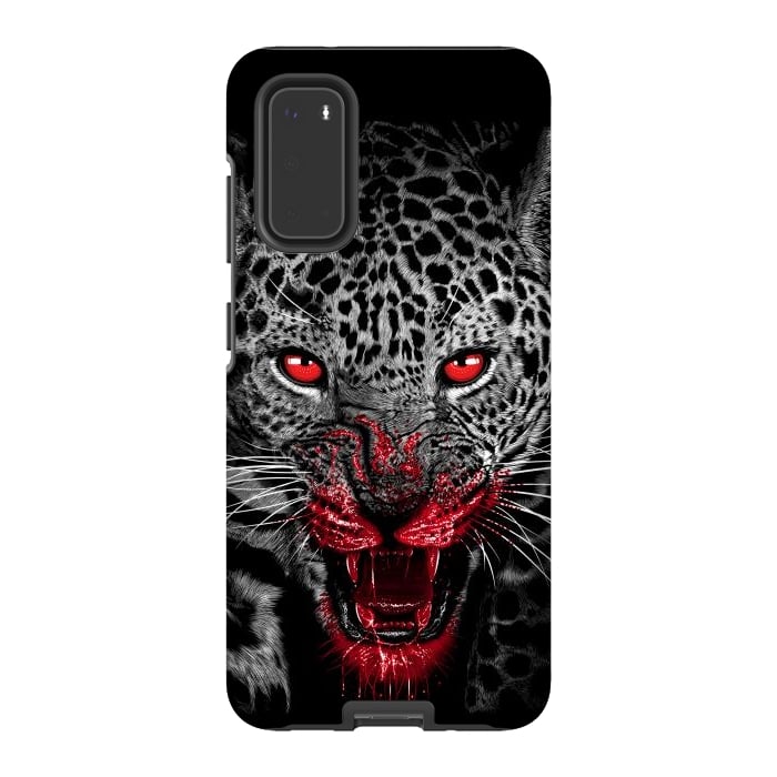 Galaxy S20 StrongFit Blood Leopard by Alberto