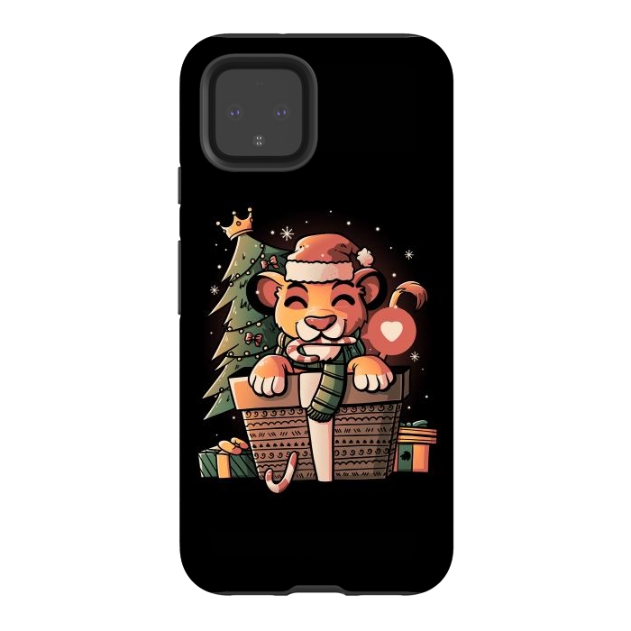 Pixel 4 StrongFit Lion Gift by eduely